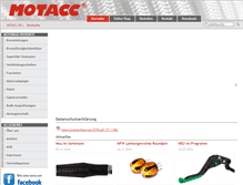 Tablet Screenshot of motacc.de